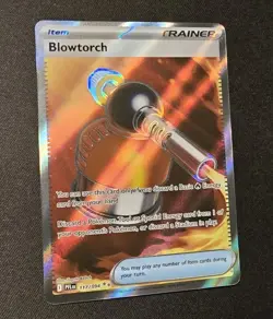 Pokemon TCG Blowtorch Trainer Item Full Art Secret Rare 117/94 Phantasmal Flames - Image 1