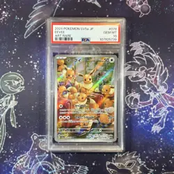 PSA 10 Eevee 078 AR Full Art Rare Crimson Haze Japanese Pokemon 2024 SEQ 3SET - Image 4