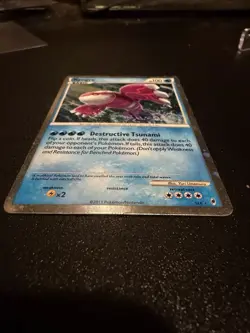 2011 Pokemon Call of Legends Shiny Kyogre SL6 Holo - Image 3
