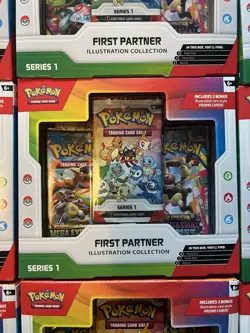 Pokemon TCG First Partner Illustration Collection Series 1 New Sealed - Image 1
