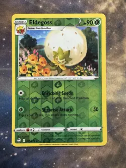 Pokemon TCG Eldegoss 015/072 Shining Fates Reverse Holo - Image 1