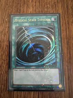Mystical Space Typhoon (Duel Terminal) HAC1-EN023 Ultra Rare YuGiOh - Image 1