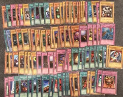 100+ Yu-Gi-Oh 1st Edition Common Lot - NM/LP - Vintage Cards SKE, AST, SKY, DCR - Image 1