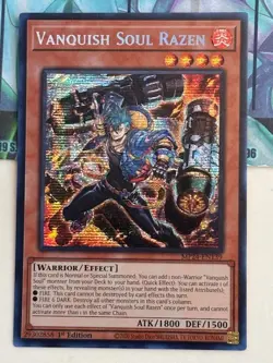 Yugioh 1x Vanquish Soul Razen Prismatic Secret Rare PSR MP24-EN139 1st Ed NM - Image 1