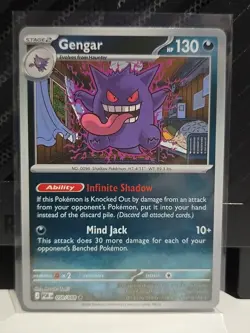 Gengar 050/088 Reverse Holo Rare Perfect Order NM/M Pokemon Card - Image 1
