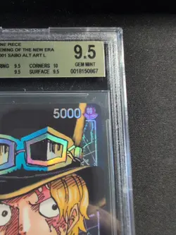 Sabo Alt Art Leader One Piece Awakening Of The New Era BGS 9.5 - Image 4