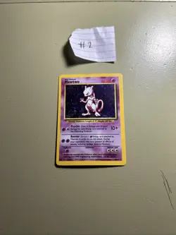 Mewtwo 10/102 Pokemon TCG 1999 Base Set Holo Unlimited Rare - Image 1