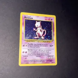 Mewtwo - 10/102 - Base Set Unlimited 1999 - WOTC - Holo Rare - Pokemon TCG - MP - Image 3