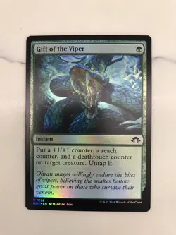 Gift of the Viper Foil MTG Magic the Gathering Card NM Mint Modern Horizons MH3 - Image 1