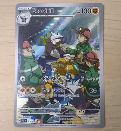Pokemon Excadrill 174/162 Holo Illustration Rare TCG Card Temporal Forces - Image 1