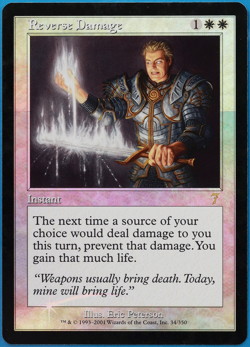Reverse Damage FOIL 7th Edition PLD White Rare MAGIC CARD (ID# 501249) ABUGames - Image 1