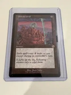 Defense Grid 1999 Artifact Regular Magic: The Gathering Card Stock - Image 1