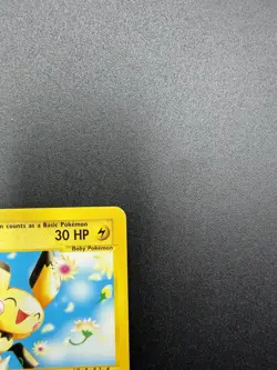 PICHU 58/165 Expedition non-holo E-Series / E-Reader Pokemon TCG card NM+ CLEAN - Image 4