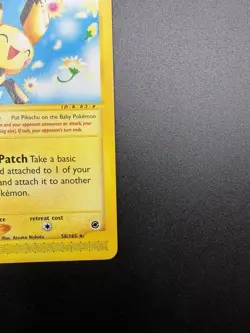 PICHU 58/165 Expedition non-holo E-Series / E-Reader Pokemon TCG card NM+ CLEAN - Image 5