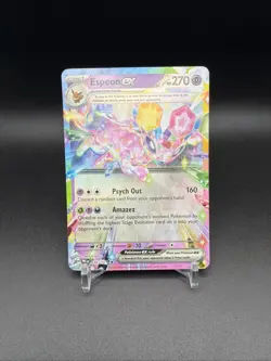 Pokemon TCG Espeon EX Double Rare Prismatic Card 034/131 Mint Condition - Image 1