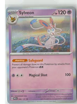 Sylveon (Cosmos Holo) Holofoil Rare Miscellaneous Cards & Products 040/131 NM - Image 1