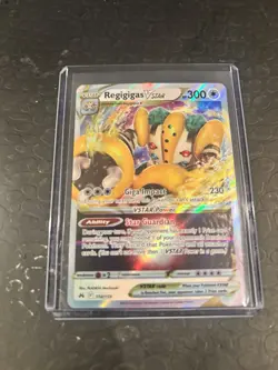 Regigigas VSTAR 114/159 Holo Rare VSTAR Crown Zenith Pokemon NM Card - Image 1
