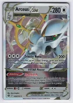 Arceus VSTAR - (Metal Card) Holo Promo Miscellaneous Cards & Products 123/172 MP - Image 1