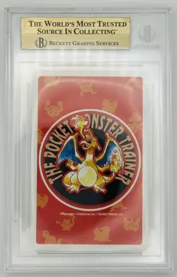 Pokemon Red Pikachu 3 of Diamonds Playing Poker Card 1996 BGS 9.5 GEM MINT - Image 2