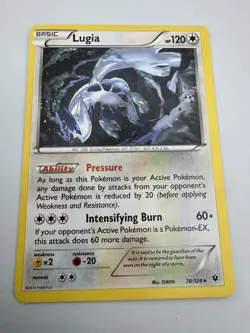 Pokemon TCG Lugia Fates Collide 78/124 Non-Holo Card - Image 1