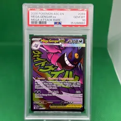 2026 POKEMON ASC EN-ASCENDED HEROES MEGA ATTACK RARE #269 MEGA GENGAR EX PSA 10 - Image 1