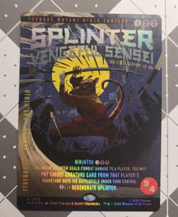 Splinter Vengeful Sensei - Ink-eyes Servant of Oni - MTG Last Ronin (2374) - Image 2