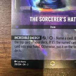 Disney Lorcana The Sorcerer's Hat-Enchanted 210/204 - Image 5