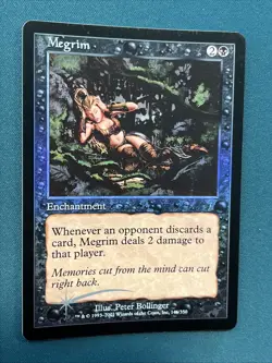 MTG Megrim 7th Edition FOIL Unplayed - Image 2