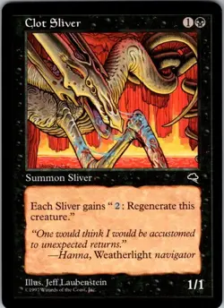 Clot Sliver Tempest Common NM Magic: The Gathering 112 Normal - Image 1