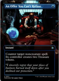 An Offer You Can't Refuse (Borderless) Foundations NM Foil - Image 1