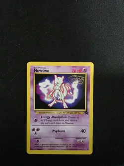 Mewtwo - 3 - Pokemon Wizards Black Star Promo Card WB NM/LP - Image 1