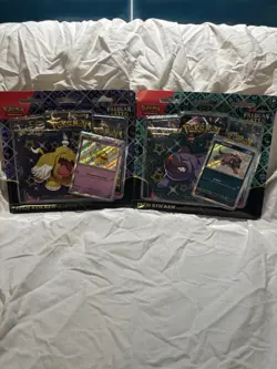 Paldean Fates Tech Sticker Blister 3 Pack Booster Bundle Set of 2 POKEMON TCG - Image 1