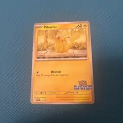 Pikachu SVP 214 Illustration Contest 2024 Black Star Promo Pokemon - Image 1