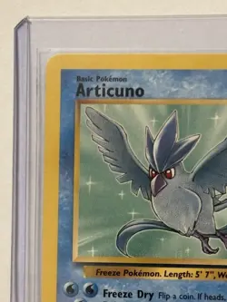 Pokemon TCG Articuno 17/62 Fossil Unlimited Regular Rare 1999 - Image 3