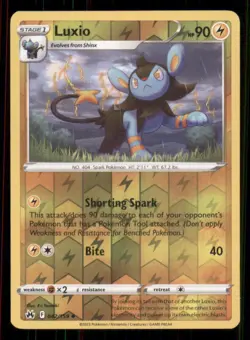 Luxio (42) Crown Zenith #042/159 Uncommon Reverse Holo Pokemon LP - Image 1