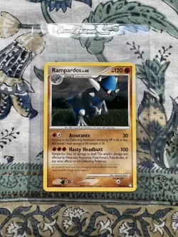 Rampardos 33/123 Rare Non Holo Mysterious Treasures New NM+ With eBay Tracking - Image 1