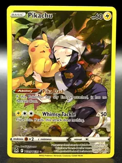 Pikachu TG05/TG30 Ultra Rare SWSH11: Lost Origin Trainer Gallery Pokemon TCG NM - Image 1