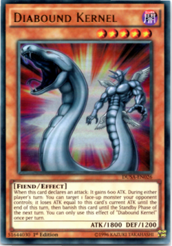 Diabound Kernel - DUSA-EN026 - Ultra Rare - 1st Edition Yugioh - Image 1
