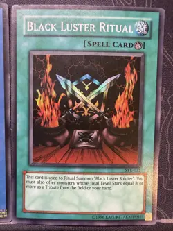 Black Luster Soldier/Ritual SYE-024/025Starter Deck: Yugi Evolution Unlimited MP - Image 2