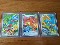 Pokemon TCG First Partner Illustration Collection Series 1| Kanto GEN 1 Starters - Image 1