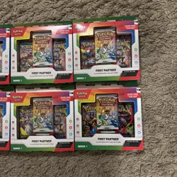 Pokemon TCG First Partner Illustration Collection Series 1 Sealed Bundle x6 - Image 2