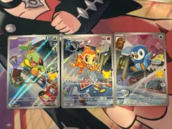 Pokemon First Partner Illustration Collection Series 1 Sinnoh Starters MEP 40-42 - Image 1