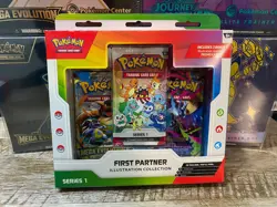 Pokemon TCG First Partner Illustration Collection Series 1 Sealed New - Image 1
