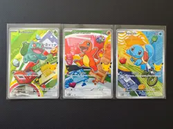 Pokemon TCG First Partner Illustration Collection Series 1 Kanto GEN 1 3x Cards - Image 2