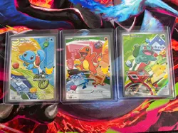 Pokemon TCG First Partner Illustration Collection Series 1 Kanto GEN 1 Starters - Image 1