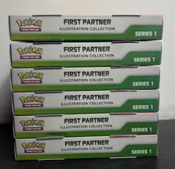 Pokemon TCG First Partner Illustration Collection Series 1 Sealed Bundle x6 ✅ - Image 2