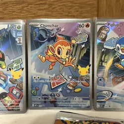 Pokemon TCG First Partner Illustration Collection Series 1 Promos Set 3 / Gen 4 - Image 3