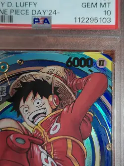 2024 One Piece Japanese Monkey D. Luffy #109 One Piece Day Promo PSA 10 - Image 4