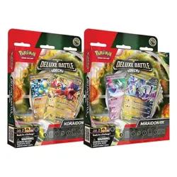 Lot 2 Miraidon ex + Koraidon Ex Pokemon TCG Deluxe Battle Deck 1 Pair Set Sealed - Image 1