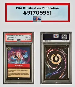 2023 YOU CAN FLY! Disney Lorcana ROTF EN 2 - #133 PSA 10 GEM MINT - Image 4